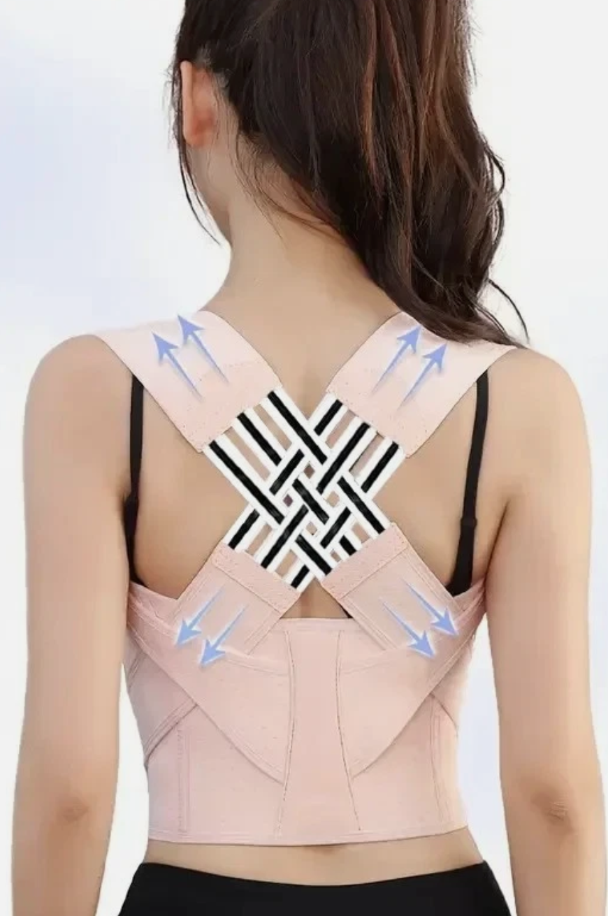 AlignFlex Posture Corrector (Pink)